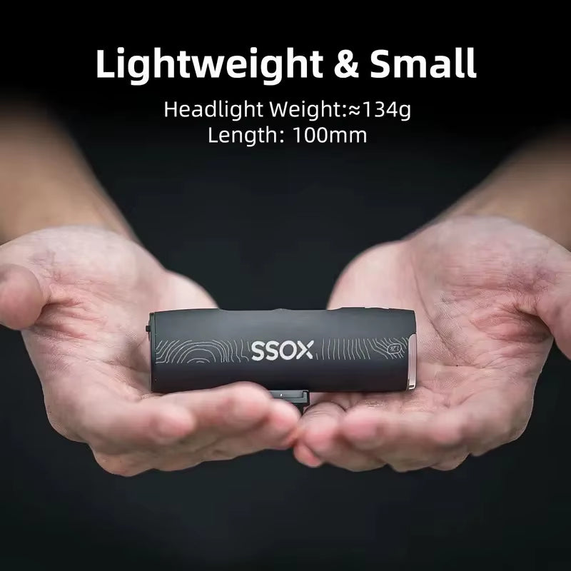 Xoss 400-1200 Lm Bicycle Headlights Xl1200 Outdoor Waterproof Rechargeable Cycling Headlights Aluminum Ultra-Light Flashlight