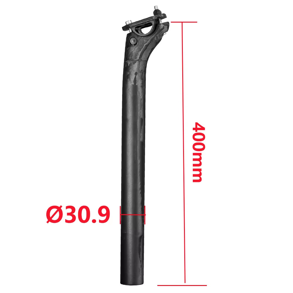 Carbon Seatpost Offset 20Mm Mtb/Road Bike Seatpost 27.2/30.9/31.6Mm Carbon Bicycle Seat Tube UD Bare Carbon