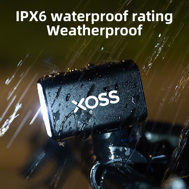 Noctera Bike Headlight 1000 Lumens High-Brightness Hanging Warning Light Aluminum Alloy IPX6 2800Mah Cycling Front Lamp