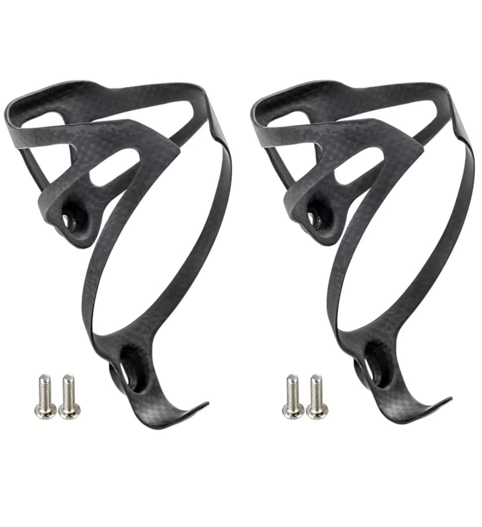 3K XXX Lightweight Bicycle Bike Cycling Carbon Bottle Cage 18G Mtb Holder Black 3K Carbon Matt