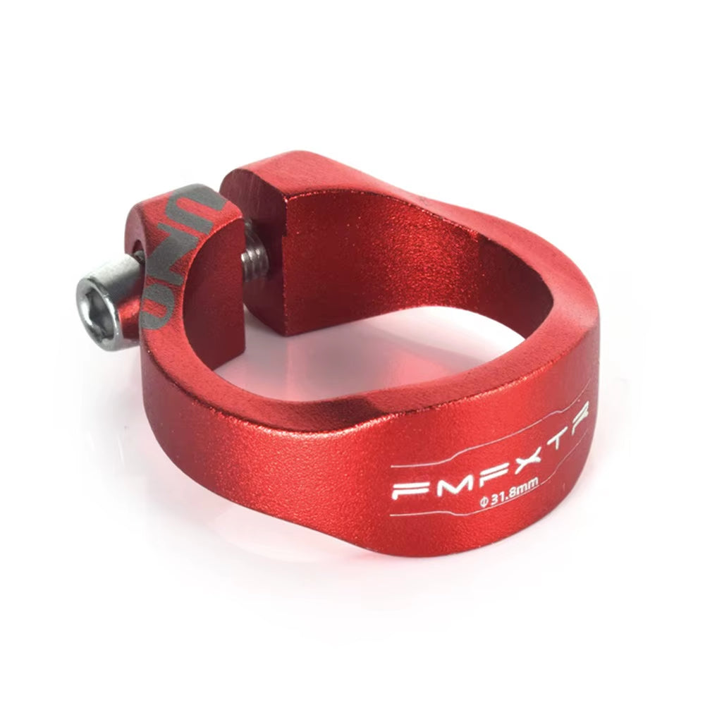31.8Mm/34.9Mm Bicycle Seatpost Clamp Black Red Cycling Accessories Seat Tube Clamp Aluminum Alloy Fixing Bike Saddle Seat Clip