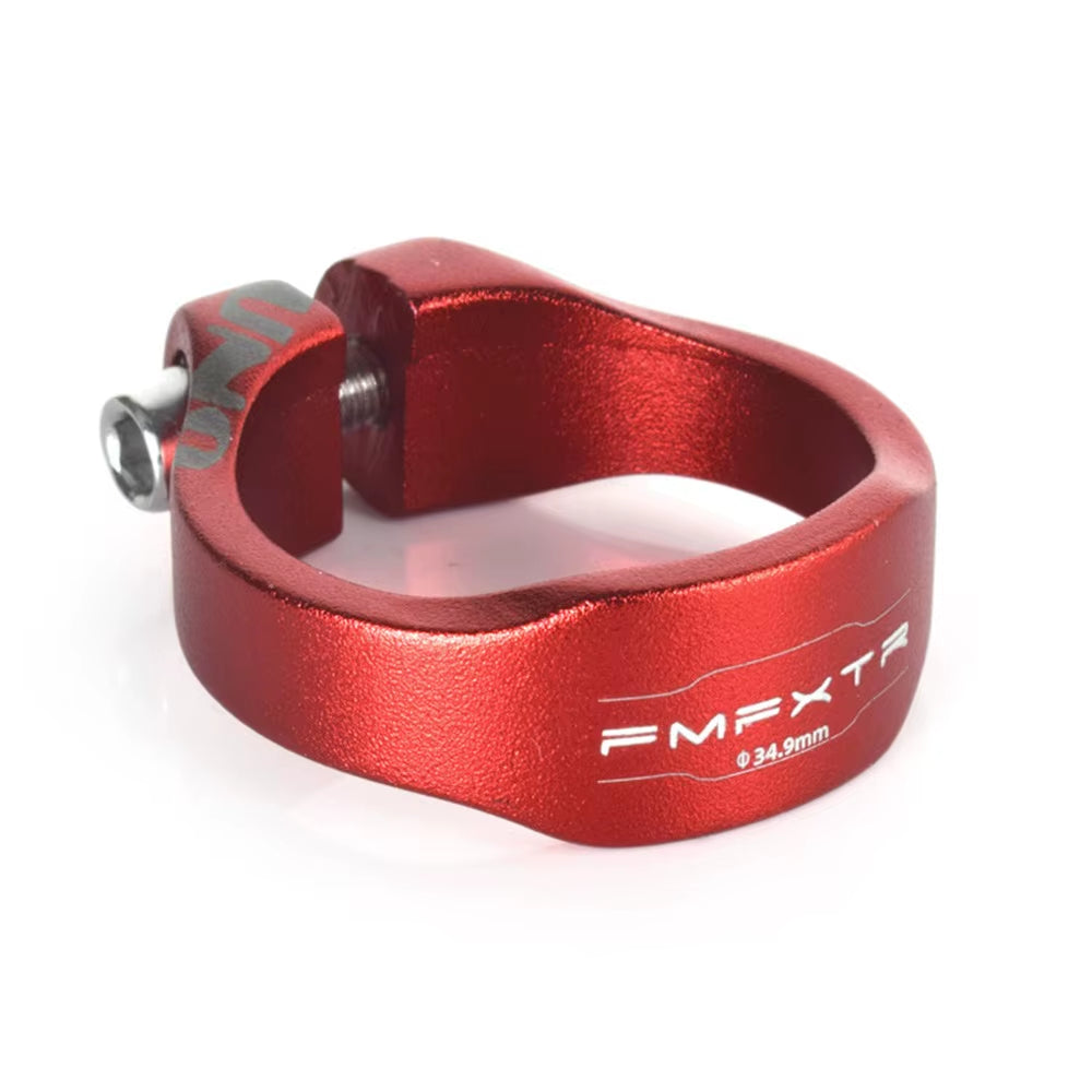 31.8Mm/34.9Mm Bicycle Seatpost Clamp Black Red Cycling Accessories Seat Tube Clamp Aluminum Alloy Fixing Bike Saddle Seat Clip
