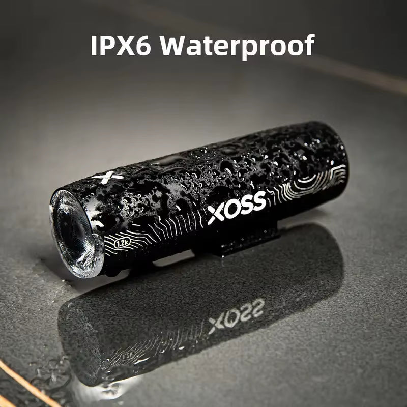Xoss 400-1200 Lm Bicycle Headlights Xl1200 Outdoor Waterproof Rechargeable Cycling Headlights Aluminum Ultra-Light Flashlight