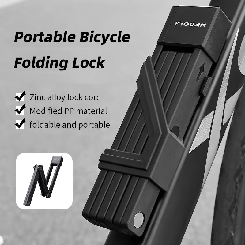 Anti-Theft Bike Lock Durable High Strength Road Bicycle Stainless Steel Portable Electric Bike Lock Bike Accessories