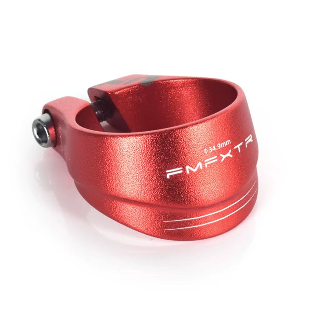 31.8Mm/34.9Mm Bicycle Seatpost Clamp Black Red Cycling Accessories Seat Tube Clamp Aluminum Alloy Fixing Bike Saddle Seat Clip