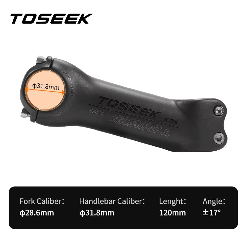 K04 Carbon Stem 6/17Degree Mountain Bike Stem 31.8Mm Handlebar Stems 70/80/90/100/110/120/130Mm Black Matt Bicycle Parts