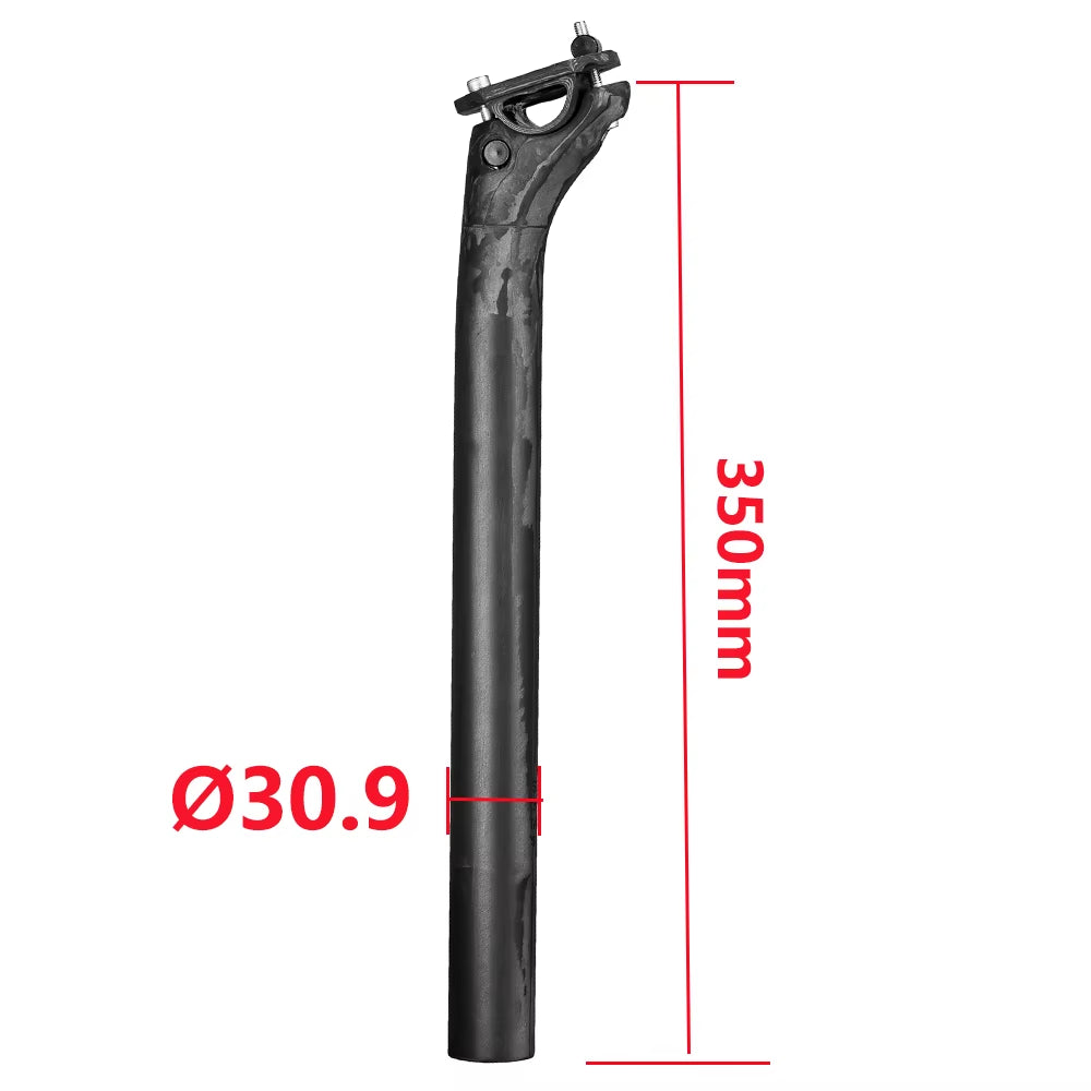 Carbon Seatpost Offset 20Mm Mtb/Road Bike Seatpost 27.2/30.9/31.6Mm Carbon Bicycle Seat Tube UD Bare Carbon