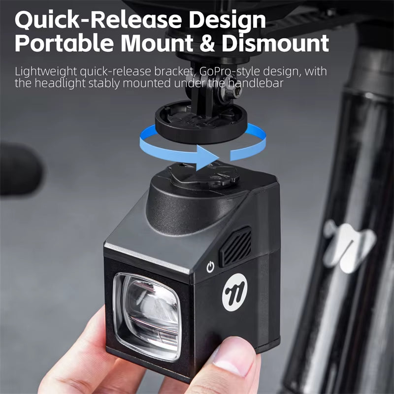 1600LM Bicycle Hanging Light Remote Control Bike Light IPX4 All-Weather Smart Cycling Lantern Headlamp Bike Accessor