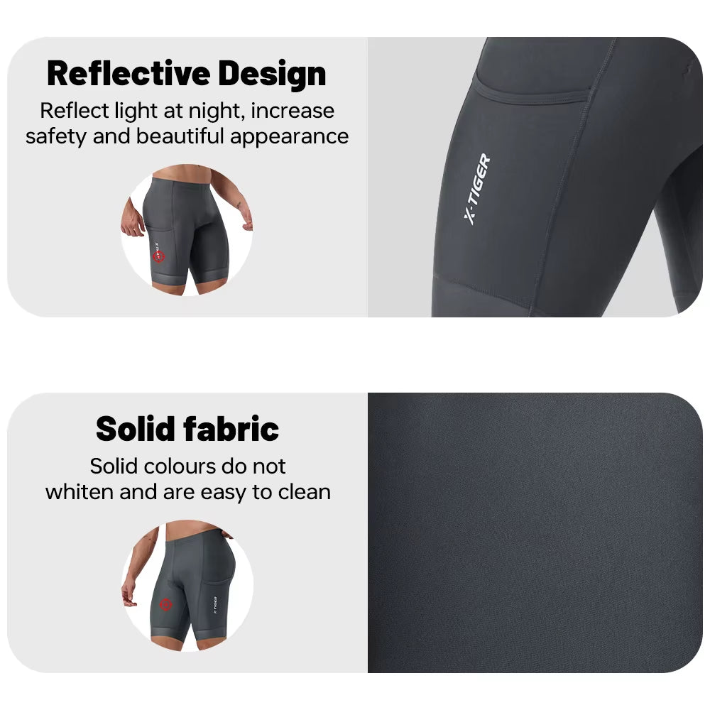 Cycling Underwear Shorts 5D Gel Cushion Breathable Anti-Slip Cycling Shorts MTB Cycling Underwear Cycling Leisure Pants