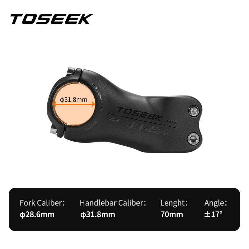 K04 Carbon Stem 6/17Degree Mountain Bike Stem 31.8Mm Handlebar Stems 70/80/90/100/110/120/130Mm Black Matt Bicycle Parts