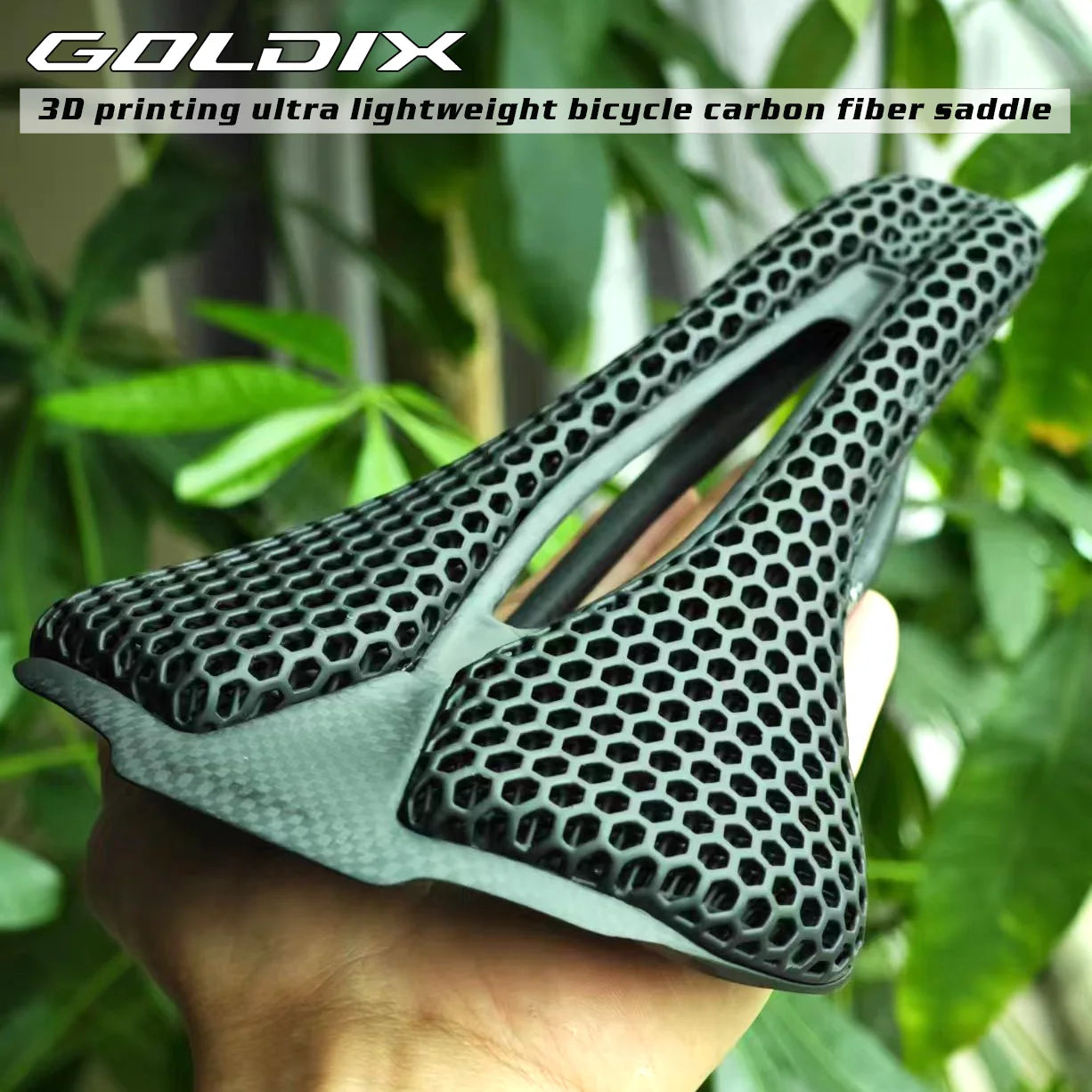 3D Printing Bicycle Carbon Saddle Ultra Light Highway MTB Racing Saddle Bicycle Cushion Bicycle Seat Accessories