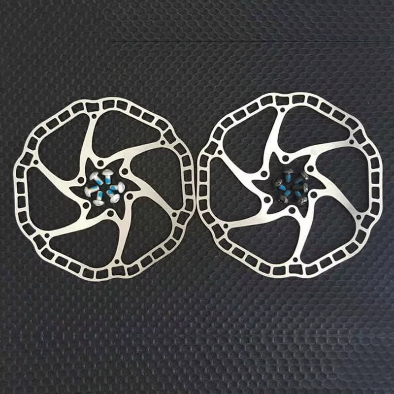 68G/Pc Ultra-Light Bicycle Hydraulic Disc Brake Rotors MTB Bike Road Racing Bike Brake Disc Rotor 140Mm / 160Mm 44Mm 6 Bolts