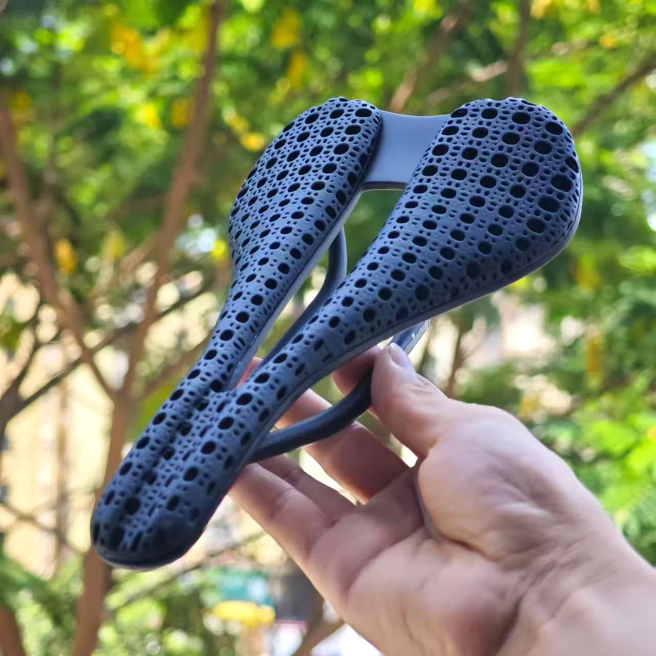 3D Printing Carbon Saddle Bicycle Ultra Light Highway MTB Racing Saddle Bicycle Cushion Bicycle Seat Accessories