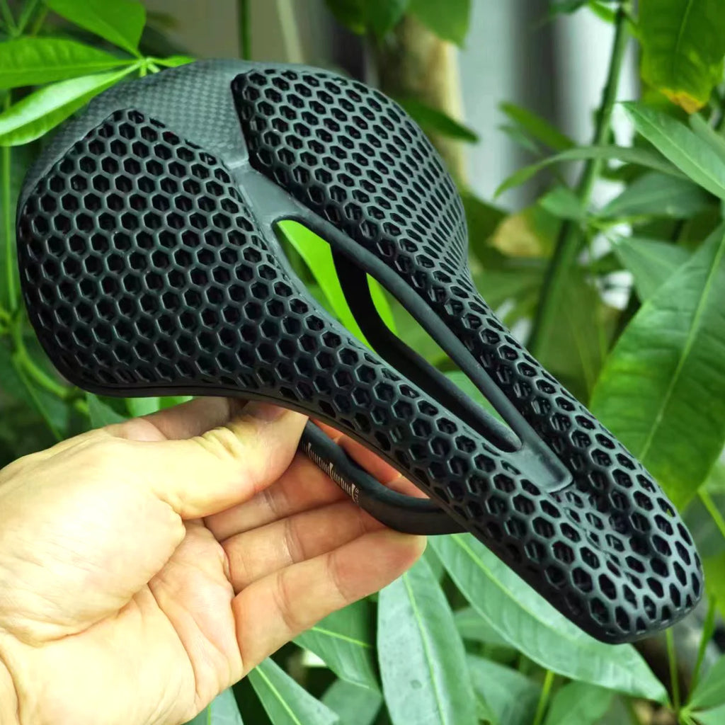 3D Printing Bicycle Carbon Saddle Ultra Light Highway MTB Racing Saddle Bicycle Cushion Bicycle Seat Accessories