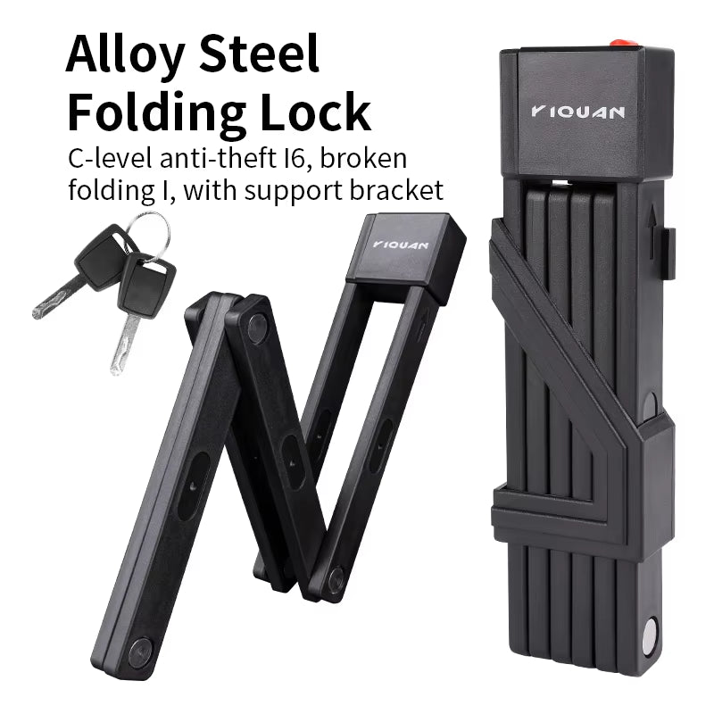 Anti-Theft Bike Lock Durable High Strength Road Bicycle Stainless Steel Portable Electric Bike Lock Bike Accessories