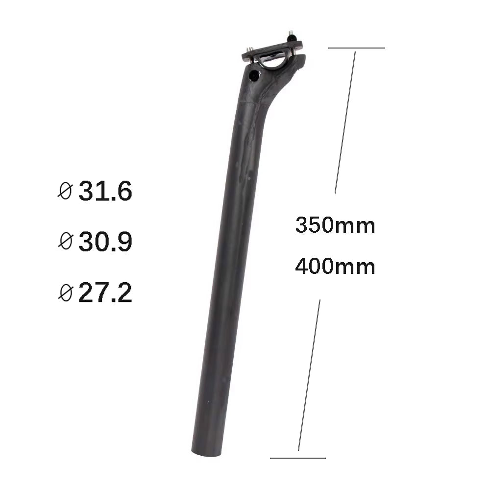 Carbon Seatpost Offset 20Mm Mtb/Road Bike Seatpost 27.2/30.9/31.6Mm Carbon Bicycle Seat Tube UD Bare Carbon