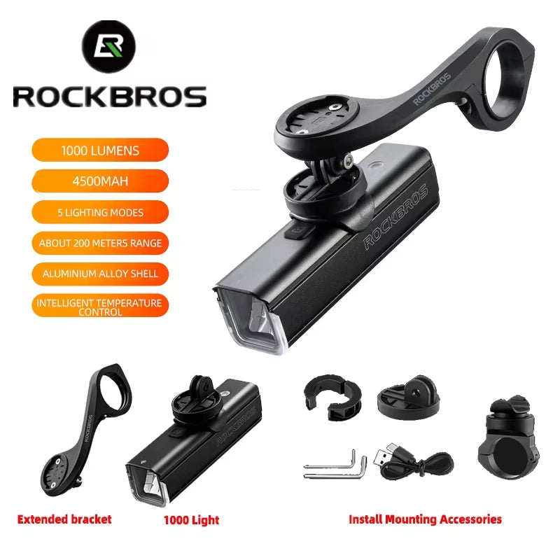 RHL1000-1500 Bicycle Lights Nylon Light Bracket Holder Cycling Computer Mount for IGS Garmin Bryton Gopro Bike Mount