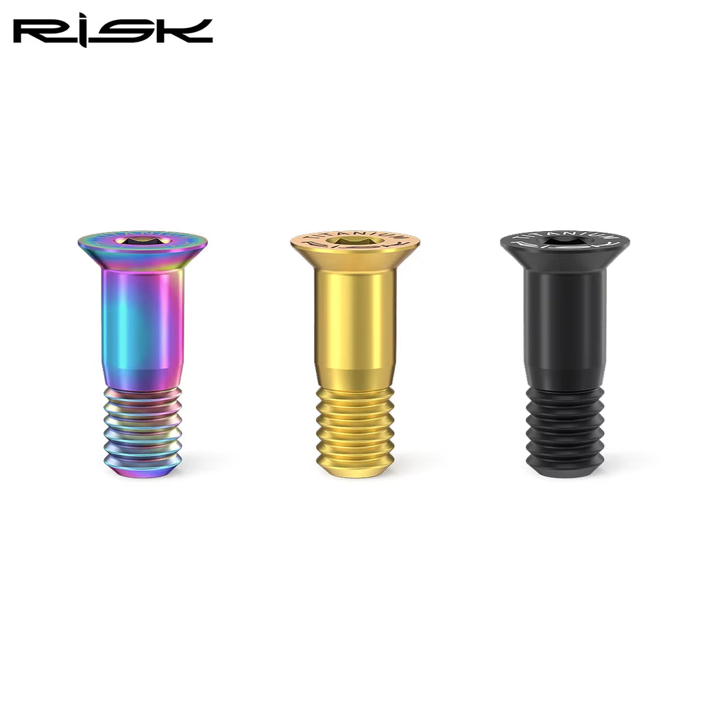 2Pcs M5*14.2Mm Bike Rear Derailleur Jockey Wheel Screws Titanium Bolts MTB Road Pulley Guide Wheel Fixed Bolts Accessories