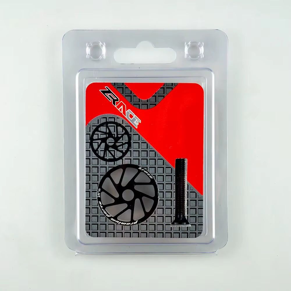 4G Extremely Lightweight Bicycle Stem / Headset Top Cap with Screw Headset Cover,Titanium Alloy Screw, Extremely Light