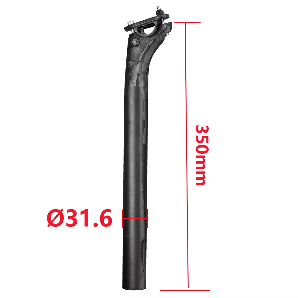 Carbon Seatpost Offset 20Mm Mtb/Road Bike Seatpost 27.2/30.9/31.6Mm Carbon Bicycle Seat Tube UD Bare Carbon
