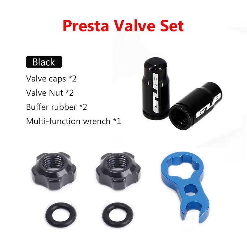 4Pcs Aluminum Bicycle Tire Valve Cap Ultralight Mountain Road Bike Tyre Cap Schrader/Presta Tire Valve Protector MTB Accessories