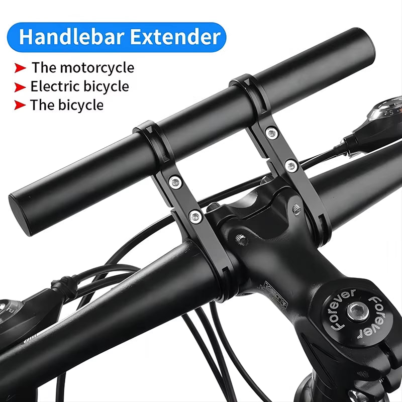 Bicycle Handlebar Extension Bracket, Extension Frame, Carbon Tube, Double Frame, Riding Clip, 20Cm