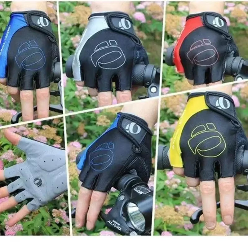Cycling Gloves Half Finger Gel Anti-Slip Anti-Sweat Road Bike Gloves for Men Mtb Gloves Half Finger Gel Cycling Equipment