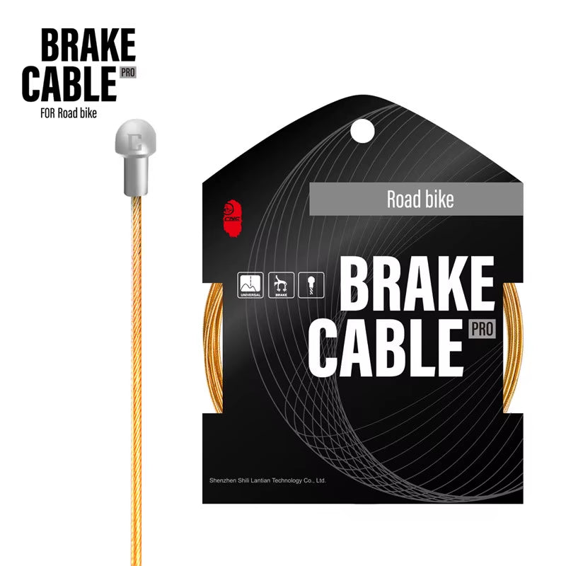 CNC Gold MTB Shift Cable Bicycle Shifter Line Wire 2100Mm Road Bike Brake Inner Cable 1700Mm 2800Mm 3500Mm 1Pcs