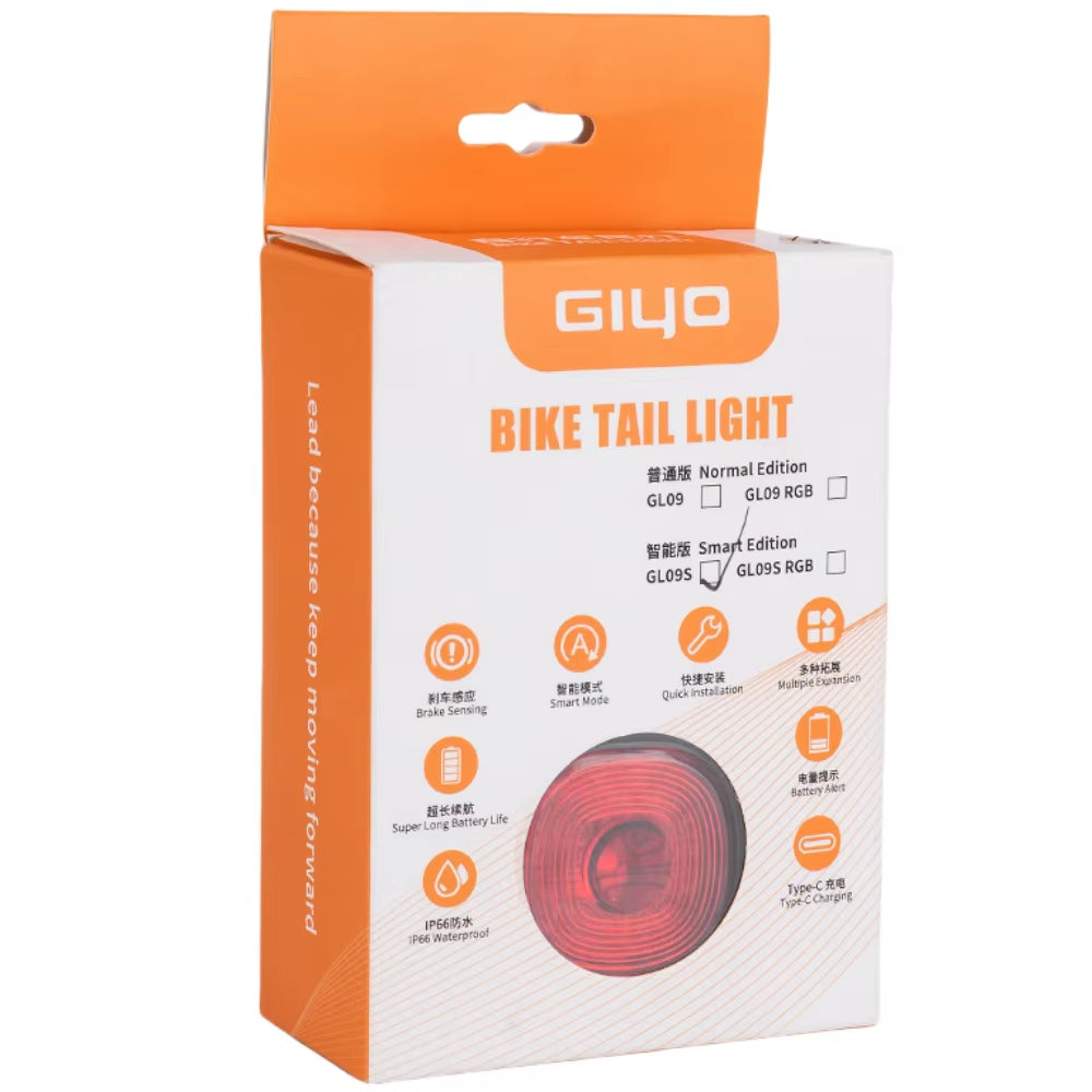Cycling Taillights Smart/Normal Light MTB Road Bicycle Ip66 Waterproof Night Safety Tail Lights Lamp Riding Accessories