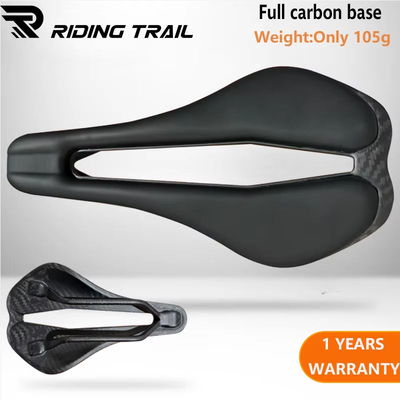 Riding Trail Saddle Carbon Saddle Hollow Comfortable Breathable Road Bike Saddle MTB Bicycle Seat Cycling Saddles
