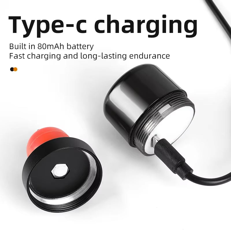 ESLNF Bicycle Rear Light Road Bike Handlebar Light Tail Light LED Charging Waterproof Cycling Taillight Bicycle Accessories