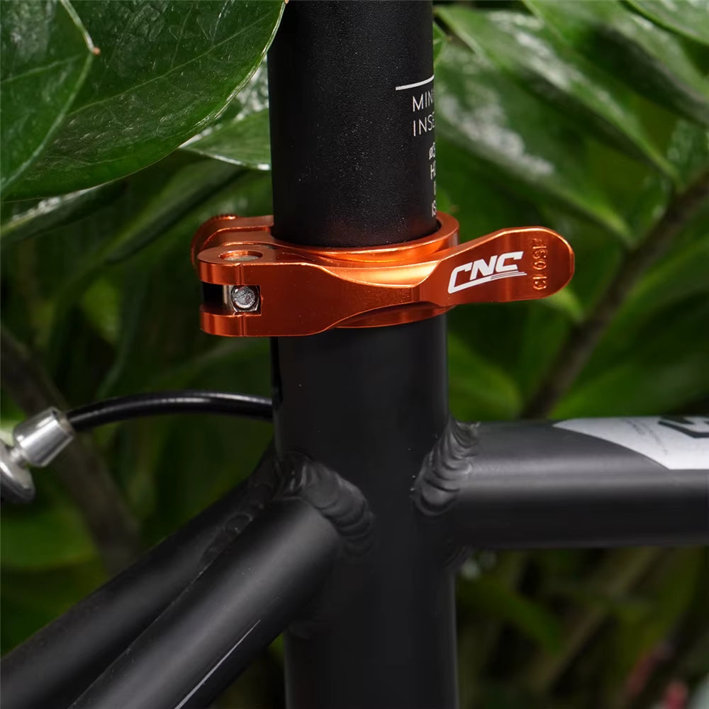 Seatpost Clamp for Mtb/Road Bike | Ultralight Aluminum Alloy 31.8Mm/34.9Mm, Anti-Slip Design Bike Accessories