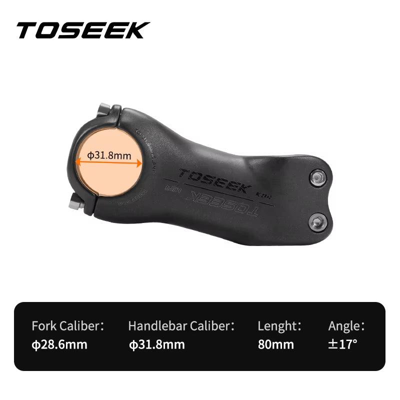 K04 Carbon Stem 6/17Degree Mountain Bike Stem 31.8Mm Handlebar Stems 70/80/90/100/110/120/130Mm Black Matt Bicycle Parts