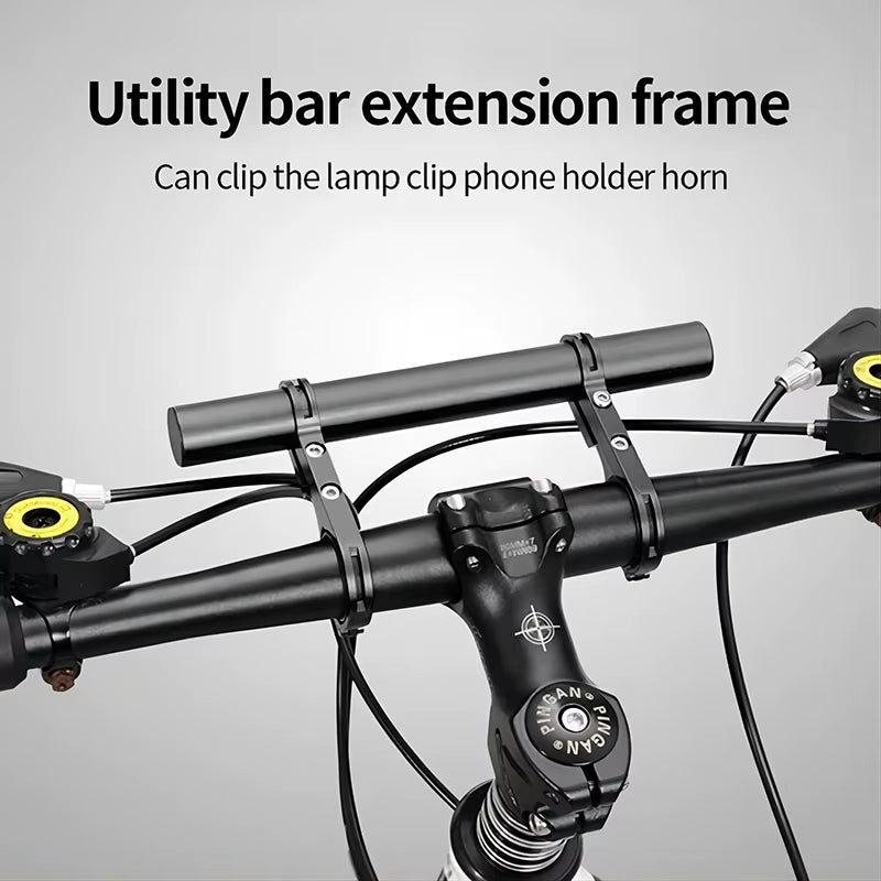 Bicycle Handlebar Extension Bracket, Extension Frame, Carbon Tube, Double Frame, Riding Clip, 20Cm