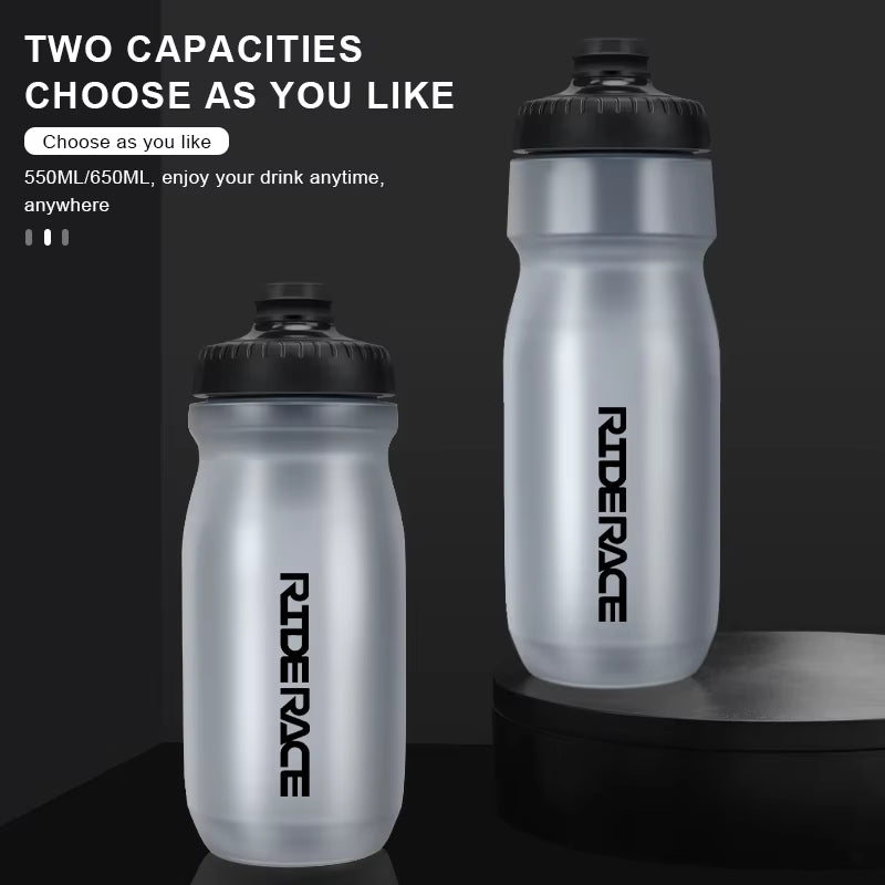 Sports Water Bottle 550ML 650ML PP5 Ultra-Light Outdoor Running Cycling Squeeze Mug Bicycle Kettle Portable Bike Cup