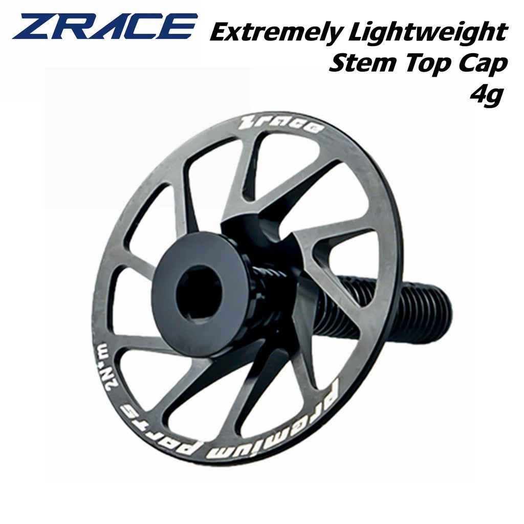 4G Extremely Lightweight Bicycle Stem / Headset Top Cap with Screw Headset Cover,Titanium Alloy Screw, Extremely Light