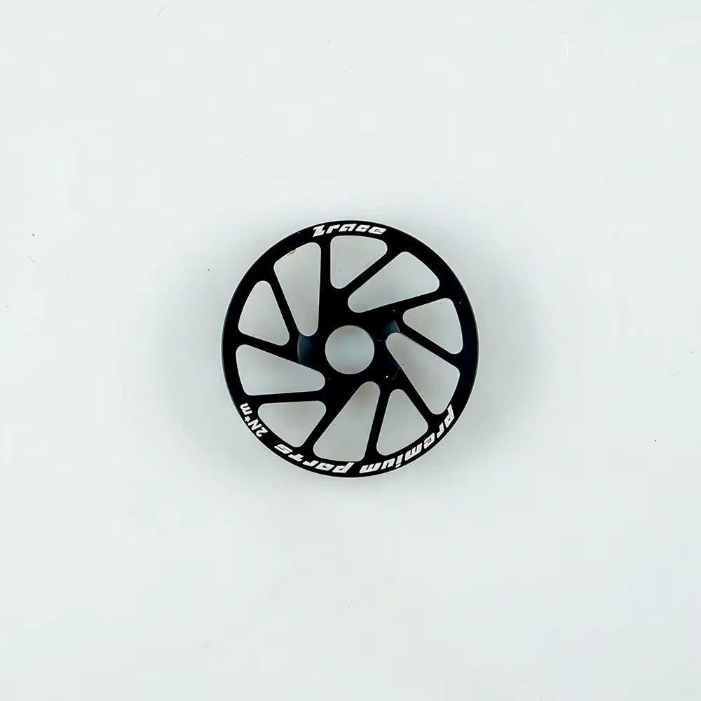 4G Extremely Lightweight Bicycle Stem / Headset Top Cap with Screw Headset Cover,Titanium Alloy Screw, Extremely Light