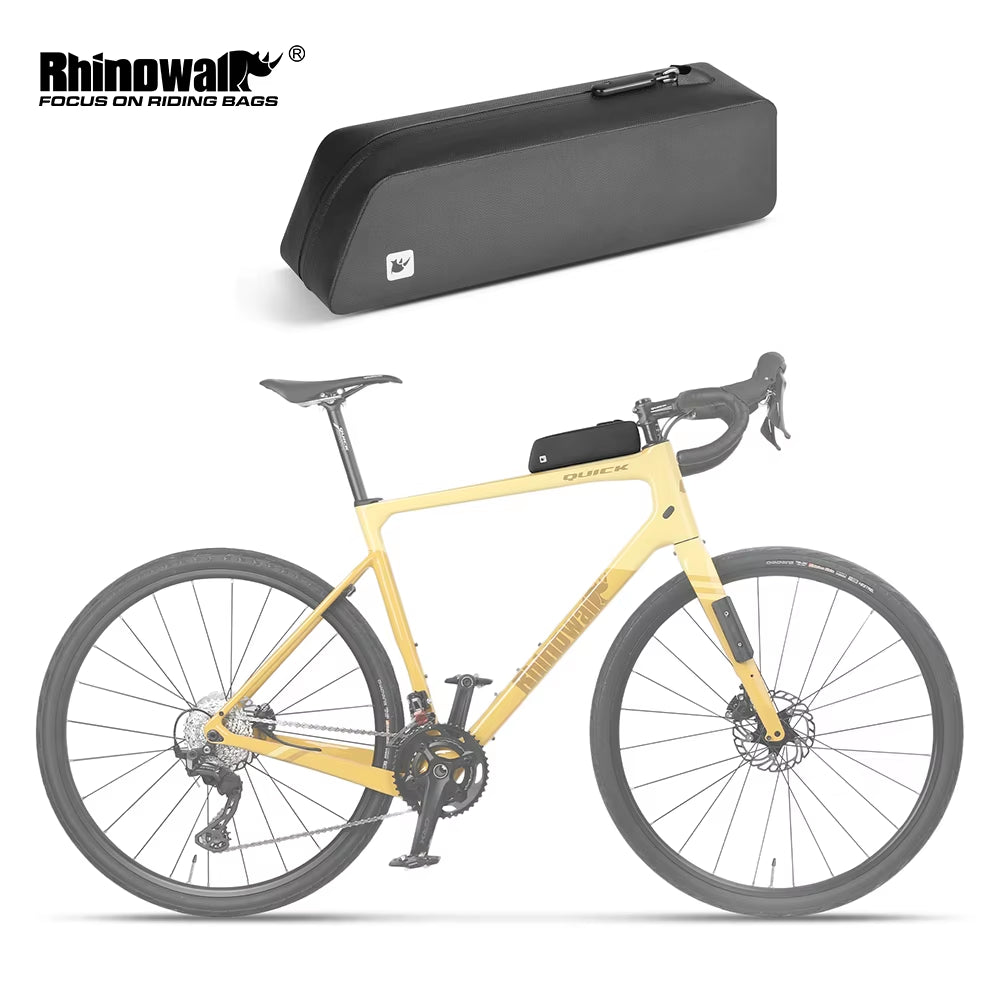 Bike Top Tube Bag for Gravel Screw Fixing Waterproof Bicycle Front Box MTB Road Bicycle Accessories