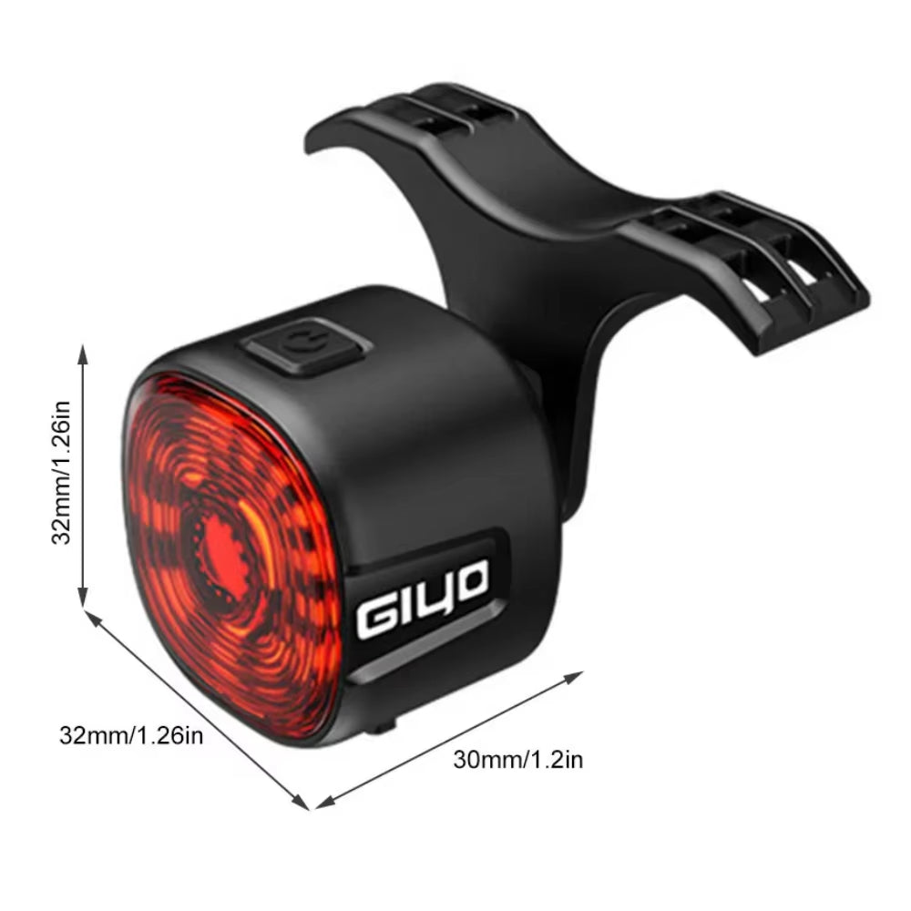 Cycling Taillights Smart/Normal Light MTB Road Bicycle Ip66 Waterproof Night Safety Tail Lights Lamp Riding Accessories