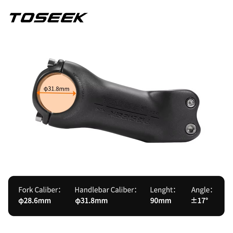 K04 Carbon Stem 6/17Degree Mountain Bike Stem 31.8Mm Handlebar Stems 70/80/90/100/110/120/130Mm Black Matt Bicycle Parts